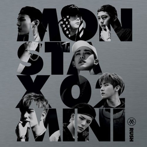 MONSTA X [RUSH] 2. Mini Album OFFIZIELLE Ver. CD + Booklet + Photocard, Siegelpaket von ZCUOO