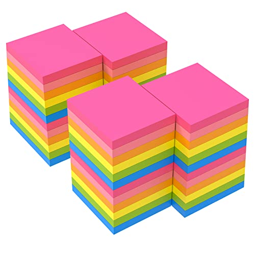 ZCZN Haftnotizen Sticky Notes Selbstklebende Haftnotizzettel Klebezettel 48 Blöcke x 100 Blatt, 76 x 76 mm in 6 Neonfarben ZCZN Haftnotizen Sticky Notes Selbstklebende Haftnotizzettel Klebezettel 48 Blöcke x 100 Blatt, 76 x 76 mm in 6 Neonfarben von ZCZN