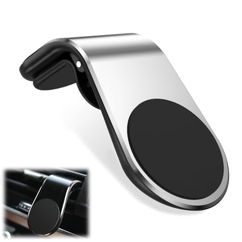 ZDDYUU Magnet Auto Handyhalterung für Range Rover Sport 2010-2013(with Computer Box,Light Square), KFZ Handy Halterung Lüftung Car Handyhalter Smartphone Autohalterung Zubehör,Silver von ZDDYUU