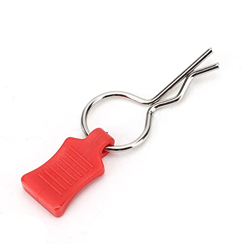 1/5 1/8 RC Car Body Shell Shell Clip Pin Set Kompatibel mit Qualitätszubehör für Modellautos (BLACK) (Dunkelblau) (Gelbgrün) (Rot) von ZDETGU