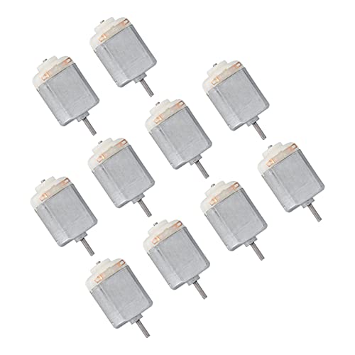 10 Prozent Elektromotor Hohe Geschwindigkeit Niedrig Geräusch Kleine Gleichstrommotoren für Hobby - -Spielzeug Autos Weiß (WHITE) von ZDETGU