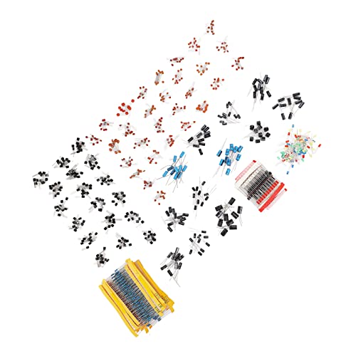 1400 PCs Set Electronic Components Metall Filmwiderstand Keramik Elektrolytisch Kondensator Transistor LED -Diodenkit für 1400 PCs Set Electronic Components Metall Filmwiderstand Keramik Elektrolytisch Kondensator Transistor LED -Diodenkit für von ZDETGU