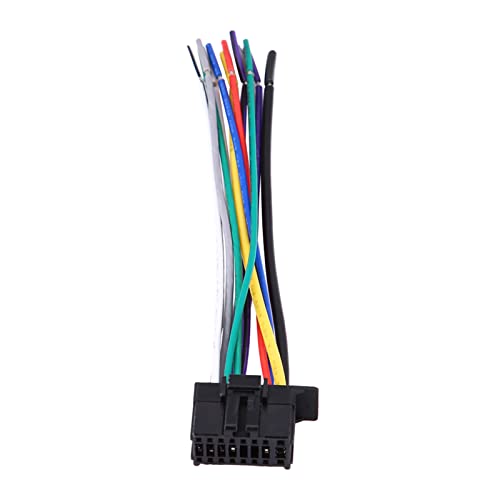 16 Pin Autoradio Stereo-Kabelst Ecker für 2350, mit EIA-Farbcodes, Original-Standard Design, Hochgeschwindigkeits-Daten übertragung, Ausstattung für 2350 von ZDETGU