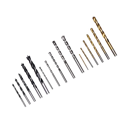 16pcs Hölzerne Zement Metallbohrer HSS Mauerwerk Holzbearbeitung Set Kit Elektrowerkzeugzubehör 16pcs Hölzerne Zement Metallbohrer HSS Mauerwerk Holzbearbeitung Set Kit Elektrowerkzeugzubehör von ZDETGU