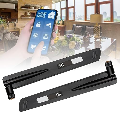 2 PCs 5G -Antenne SMA Männlich Hoher Gewinne Externer Vollband Omnidirektionalantenne für Router von ZDETGU