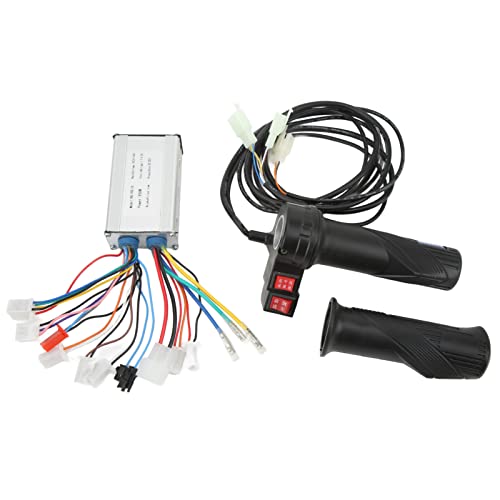 350W Elektrofahrrad Gebürstete Speed ​​Controller Set mit Reverse -Funktion Drei Geschwindigkeitsdrosselgriff für Upgrade 24V 36V von ZDETGU
