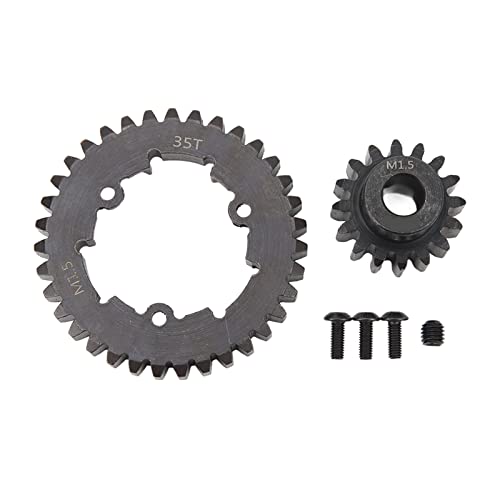 35T Sporn Motor Zahnrad Set Stahl RC Spurgetriebe für X Maxx 6s 8S 1/5 RC Auto 19t (20T) von ZDETGU