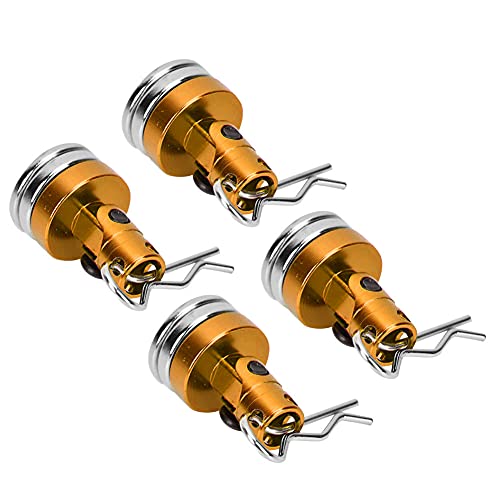 4PCS Magnetic Shell Säule für SCX10 HSP 1/10 RC -Auto mit Schlitzschwarz (PURPLE) (Blau (0,6 mm Dicke)) (ORANGE) von ZDETGU
