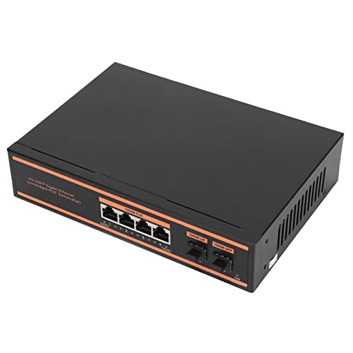 6-Port-POE-Switch mit Mbit/S POE-Anschlüssen und 2 Uplink-Ports für Effiziente Netzwerke von ZDETGU