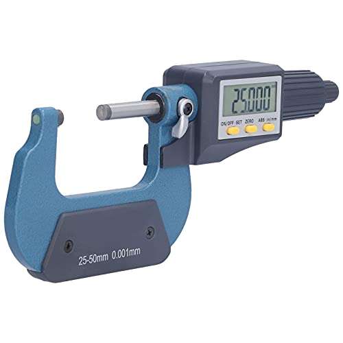Digitales Mikrometer mit 0,00005 Zoll/0,001 Mm Auflösung für die Messung 25 Bis 50 Mm Professioneller Dicke Messwerkzeug Digitales Mikrometer mit 0,00005 Zoll/0,001 Mm Auflösung für die Messung 25 Bis 50 Mm Professioneller Dicke Messwerkzeug von ZDETGU