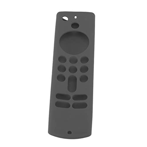 Fernbedienungs -Silikonabdeckung für TV -Stick Slip Silikon Schutzhülle mit Lanyard 3rd Gen Red (Graues Set) von ZDETGU