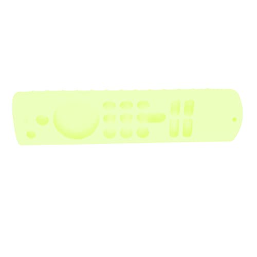 Fernbedienungs -Silikonabdeckung für TV -Stick Slip Silikon Schutzhülle mit Lanyard 3rd Gen Red (Leuchtendes Grün) von ZDETGU