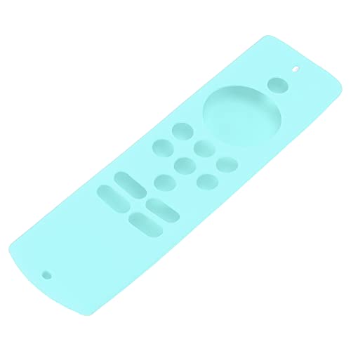 Fernbedienungsabdeckung Silikon Weiche Schlupf Stoßdichtschutz Schützender Fernbedienungshülle mit Lanyard für TV -Stick Lite Blue (Minzgrün) von ZDETGU
