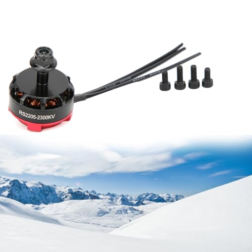 KSX3567 RS2205 2300KV 2205 Ccw Bürstenloser Motor Quad -Antriebsmotor für FPV Racing Multicopter Rot (Rot) von ZDETGU