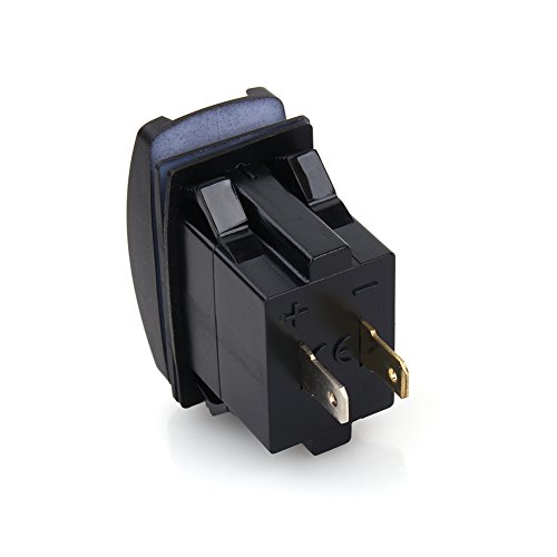 LED Dual-USB-Auto-Ladegerät, 3.1A, Universal Fit, Kommen mit Einer Abdeckung, um die USB-Schnitts Telle Gegen Wasser und Staub zu Schützen, Weit Verbreitet mit Elektrischen von ZDETGU