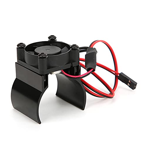 Motorkühlkörper-Kühlventilator für 1/10 RC-Auto, das mit -4-Schwarz Kompatibel Ist (BLACK) von ZDETGU