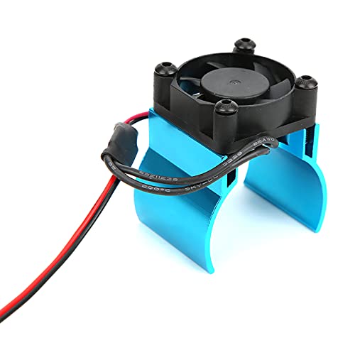 Motorkühlkörper-Kühlventilator für 1/10 RC-Auto, das mit -4-Schwarz Kompatibel Ist (BLUE) von ZDETGU