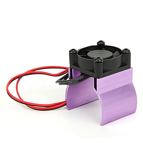 Motorkühlkörper-Kühlventilator für 1/10 RC-Auto, das mit -4-Schwarz Kompatibel Ist (violett) von ZDETGU