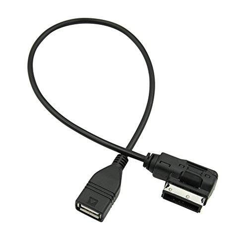 Musikschnittstelle USB AMI MMI Aux -Kabel -Kabeladapter für MP3 -Player USB -Laufwerke Tragbare Festplatten mit MMI -Kompatibilität der 3rdgen Gen 27cm Länge von ZDETGU