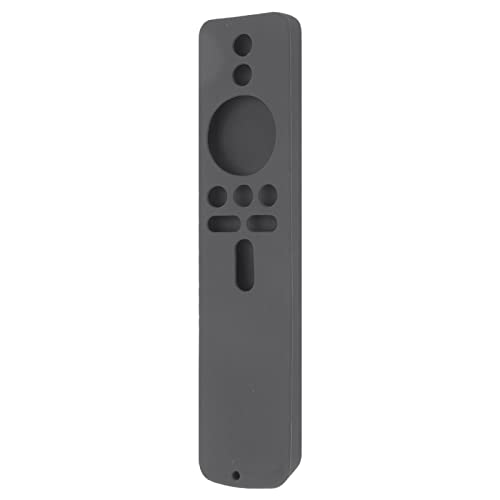 Silikon für TV-Stick 4K Fernbedienungskoffer mit Anti-Rutsch-Design und Lanyard (Black) (Rotes Set) (Blue) (Leuchtendes Grün) (Lila Set) (Graues Set) von ZDETGU