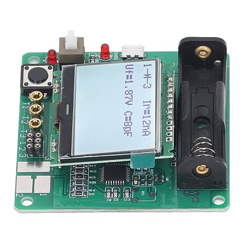 Transistor Tester LCD Display -Induktivitätskapazitätskapazitätsmesser Automatische Herunterfahren für von ZDETGU