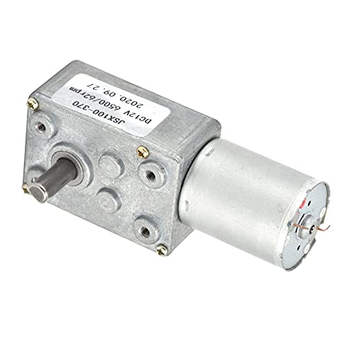 Wurmgetriebe Motor JSX100370 Selbstverriegelung DC 12 V 62 U/Min Geschwindigkeit Reduzieren Sie den Elektrischen Reduziermotor von ZDETGU