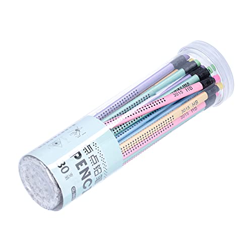 ZDETGU 30pcs Hb Bleistift Nicht Slip Multicolor mit Radiergummi -Schreibschreibern Zeichenwerkzeuge ZDETGU 30pcs Hb Bleistift Nicht Slip Multicolor mit Radiergummi -Schreibschreibern Zeichenwerkzeuge von ZDETGU