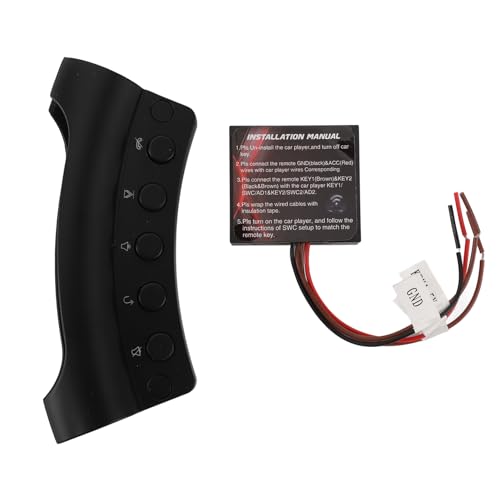ZDETGU Kabellose Steuerung Lenkradtasten 10 Tasten Multifunktionaler Universal-Fit Autoradio DVD GPS-Player-Controller von ZDETGU