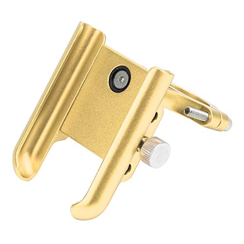 ZDETGU Mobilfunkhalter für Universelle Aluminiumlegierung für Motorräder und Fahrräder Passt 2,2-3,5 Zoll-Telefone (Yellow) von ZDETGU