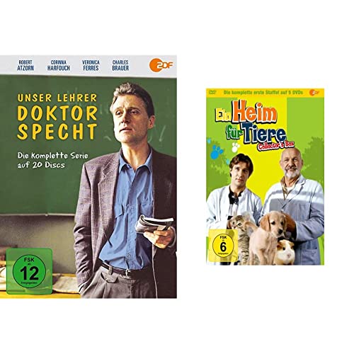 Unser Lehrer Doktor Specht - Die komplette Serie [20 DVDs] & Ein Heim für Tiere - Collector's Box Vol. 01 (Folge 01-20) (5 DVDs) von ZDF Video