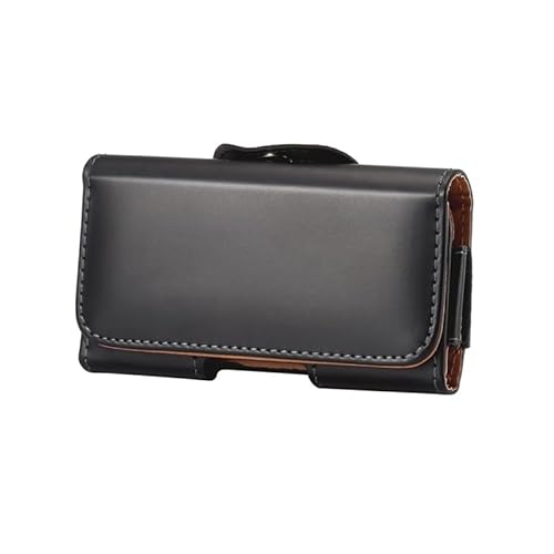 Generische Gürteltasche aus Leder mit Gürtelclip Compatible with ältere Mobiltelefone, kompatibel mit Nokia 2760/2780, Telefonhalterung kompatibel mit Tracfone N139DL, TA-1398, TA-1451, TA-1420 [4,7"* von ZDJKAFREH