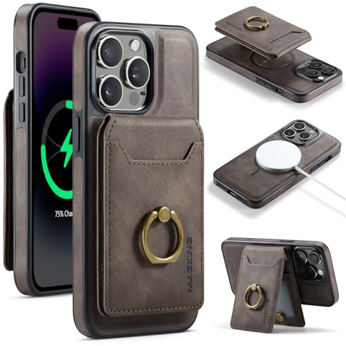 Handyhülle Abnehmbare Hülle Kompatibel mit iPhone 13 Pro Wallet Case mit Kartenhalter, 2-in-1 Ledertasche Slim Case mit RFID-blockierendem Magnetständer Abnehmbare stoßfeste Telefonabdeckung Schutzhül Handyhülle Abnehmbare Hülle Kompatibel mit iPhone 13 Pro Wallet Case mit Kartenhalter, 2-in-1 Ledertasche Slim Case mit RFID-blockierendem Magnetständer Abnehmbare stoßfeste Telefonabdeckung Schutzhül von ZDJKAFREH