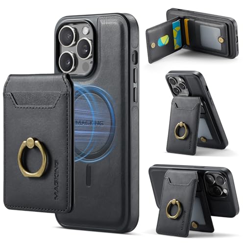 Handyhülle Abnehmbare Hülle Kompatibel mit iPhone 14 Pro Brieftaschenhülle mit Kartenhalter, 2-in-1-Ledertasche, schlanke Hülle mit RFID-blockierendem Magnetständer, abnehmbare, stoßfeste Telefonabdec Handyhülle Abnehmbare Hülle Kompatibel mit iPhone 14 Pro Brieftaschenhülle mit Kartenhalter, 2-in-1-Ledertasche, schlanke Hülle mit RFID-blockierendem Magnetständer, abnehmbare, stoßfeste Telefonabdec von ZDJKAFREH