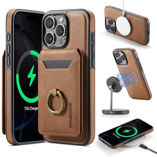 Handyhülle Abnehmbare Hülle Kompatibel mit iPhone 16 Pro Brieftaschenhülle mit Kartenhalter, 2-in-1-Ledertasche, schlanke Hülle mit RFID-blockierendem Magnetständer, abnehmbare, stoßfeste Telefonabdec Handyhülle Abnehmbare Hülle Kompatibel mit iPhone 16 Pro Brieftaschenhülle mit Kartenhalter, 2-in-1-Ledertasche, schlanke Hülle mit RFID-blockierendem Magnetständer, abnehmbare, stoßfeste Telefonabdec von ZDJKAFREH