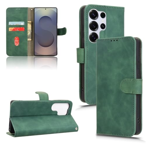 Handyhülle Brieftaschen-Hülle kompatibel mit Samsung Galaxy S25 Ultra Hülle mit Kartenhalter, Klapphülle PU-Leder Handy-Brieftaschen-Hülle mit Handschlaufe Stoßfeste Schutzhülle Schutzhülle(Green) Handyhülle Brieftaschen-Hülle kompatibel mit Samsung Galaxy S25 Ultra Hülle mit Kartenhalter, Klapphülle PU-Leder Handy-Brieftaschen-Hülle mit Handschlaufe Stoßfeste Schutzhülle Schutzhülle(Green) von ZDJKAFREH