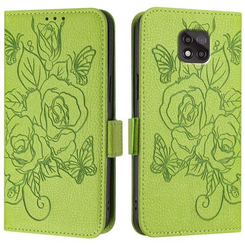 Handyhülle Kompatibel mit Motorola Moto G Power 2021 Hülle, Brieftaschen-Hülle, schlankes PU-Leder-Handy-Flip-Folio-Gehäuse, stoßfeste Schutzhülle mit Kartenhaltern + Handschlaufe Schutzhülle(Green) Handyhülle Kompatibel mit Motorola Moto G Power 2021 Hülle, Brieftaschen-Hülle, schlankes PU-Leder-Handy-Flip-Folio-Gehäuse, stoßfeste Schutzhülle mit Kartenhaltern + Handschlaufe Schutzhülle(Green) von ZDJKAFREH
