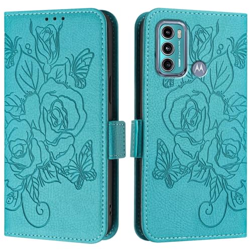 Handyhülle Kompatibel mit Motorola Moto G60/G40 Fusion Hülle, Brieftaschen-Hülle, schlankes PU-Leder-Handy-Flip-Folio-Gehäuse, stoßfeste Schutzhülle mit Kartenhaltern + Handschlaufe Schutzhülle(Light Handyhülle Kompatibel mit Motorola Moto G60/G40 Fusion Hülle, Brieftaschen-Hülle, schlankes PU-Leder-Handy-Flip-Folio-Gehäuse, stoßfeste Schutzhülle mit Kartenhaltern + Handschlaufe Schutzhülle(Light von ZDJKAFREH
