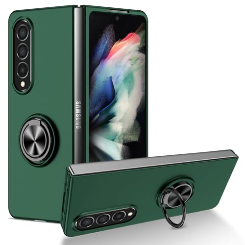 Handyhülle Kompatibel mit Samsung Galaxy Z Fold 4 Hülle mit drehbarem Ringständer, schlanke, stoßfeste Hartschale, Ganzkörper-Schutzhülle Compatible with Samsung Galaxy Z Fold 4 Schutzhülle(Green) Handyhülle Kompatibel mit Samsung Galaxy Z Fold 4 Hülle mit drehbarem Ringständer, schlanke, stoßfeste Hartschale, Ganzkörper-Schutzhülle Compatible with Samsung Galaxy Z Fold 4 Schutzhülle(Green) von ZDJKAFREH