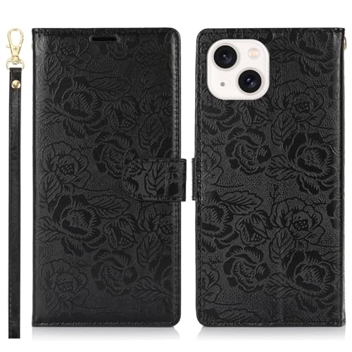 Handyhülle Kompatibel mit iPhone 15 Plus Wallet Case, PU-Leder, magnetisches Snap-Flip-Folio-Case mit Kartenhaltern, Kickstand und Lanyard, stoßfeste TPU-Innenschale, Telefonabdeckung, kompatibel mit Handyhülle Kompatibel mit iPhone 15 Plus Wallet Case, PU-Leder, magnetisches Snap-Flip-Folio-Case mit Kartenhaltern, Kickstand und Lanyard, stoßfeste TPU-Innenschale, Telefonabdeckung, kompatibel mit von ZDJKAFREH