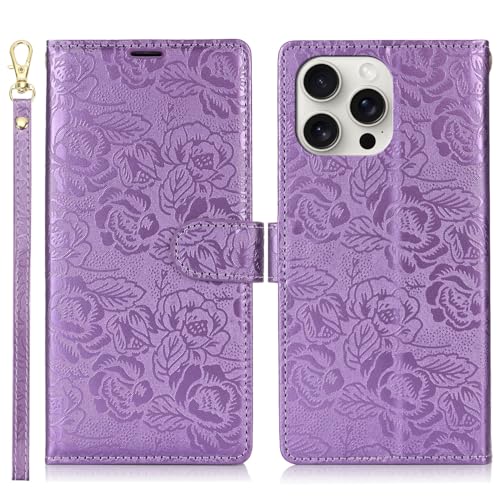 Handyhülle Kompatibel mit iPhone 15 Pro Max Wallet Case, PU-Leder, magnetisches Snap-Flip-Folio-Case mit Kartenhaltern, Kickstand und Lanyard, stoßfeste TPU-Innenschale, Telefonabdeckung, kompatibel m Handyhülle Kompatibel mit iPhone 15 Pro Max Wallet Case, PU-Leder, magnetisches Snap-Flip-Folio-Case mit Kartenhaltern, Kickstand und Lanyard, stoßfeste TPU-Innenschale, Telefonabdeckung, kompatibel m von ZDJKAFREH