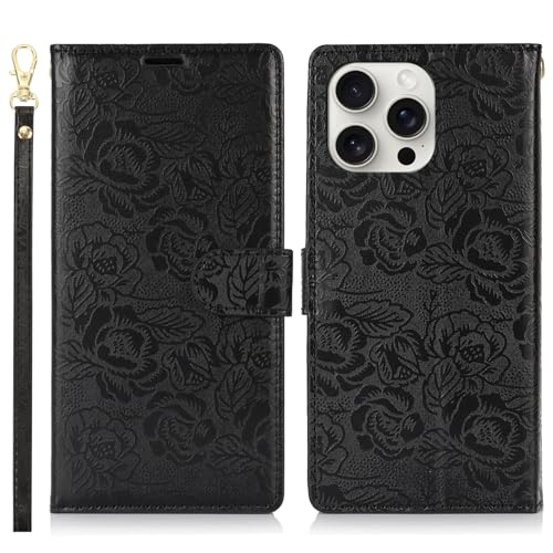 Handyhülle Kompatibel mit iPhone 16 Pro max Wallet Case, PU-Leder Magnetverschluss Flip Folio Case mit Kartenhaltern Kickstand & Lanyard Stoßfeste TPU-Innenschale Handyhülle Kompatibel mit iPhone 16 P Handyhülle Kompatibel mit iPhone 16 Pro max Wallet Case, PU-Leder Magnetverschluss Flip Folio Case mit Kartenhaltern Kickstand & Lanyard Stoßfeste TPU-Innenschale Handyhülle Kompatibel mit iPhone 16 P von ZDJKAFREH