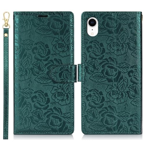 Handyhülle Kompatibel mit iPhone XR Wallet Case, PU-Leder, magnetisches Snap-Flip-Folio-Case mit Kartenhaltern, Ständer und Trageband, stoßfeste TPU-Innenschale, kompatibel mit iPhone XR Schutzhülle(G Handyhülle Kompatibel mit iPhone XR Wallet Case, PU-Leder, magnetisches Snap-Flip-Folio-Case mit Kartenhaltern, Ständer und Trageband, stoßfeste TPU-Innenschale, kompatibel mit iPhone XR Schutzhülle(G von ZDJKAFREH
