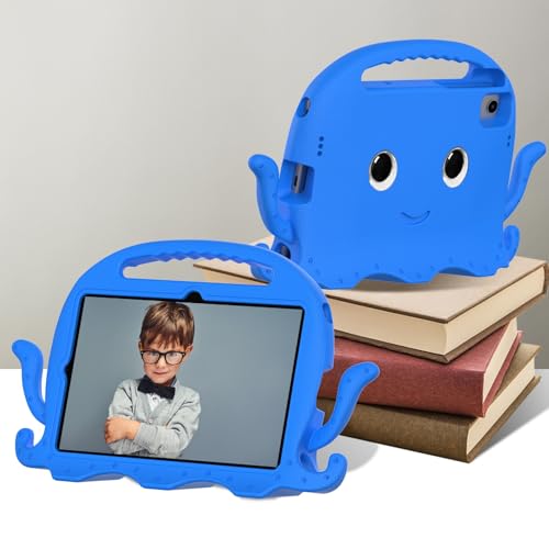 Tablet PC Hülle Compatible with Lenovo Tab M10 Plus 10.6" 3rd Generation 2022 (TB-125FU/ TB-128F) Case, Lightweight Shockproof Kids Cover , Anti-Slip Corners Tablet Case with Shoulder Strap for Childr von ZDJKAFREH