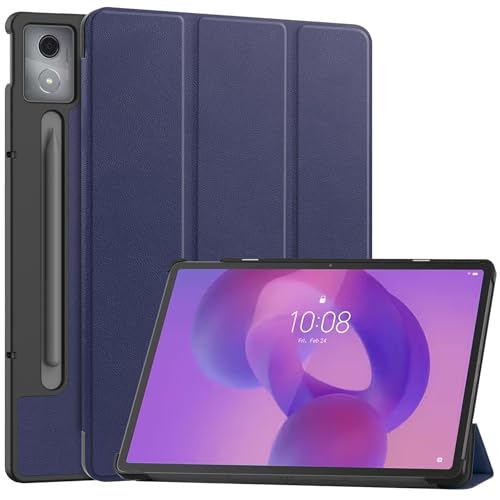 Tablet PC Hülle Kompatibel mit Lenovo Idea Tab Pro 12.7/ Xiaoxin Pad Pro 12.7 Zoll 2025 Hülle, dreifach faltbare Smart-Tablet-Hülle, Schutzhülle, harte PC-Rückseite, schlanke Hülle, mehrere Betrachtun Tablet PC Hülle Kompatibel mit Lenovo Idea Tab Pro 12.7/ Xiaoxin Pad Pro 12.7 Zoll 2025 Hülle, dreifach faltbare Smart-Tablet-Hülle, Schutzhülle, harte PC-Rückseite, schlanke Hülle, mehrere Betrachtun von ZDJKAFREH