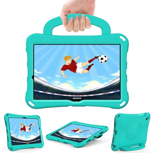 Tablet PC Hülle Kompatibel mit Samsung Galaxy Tab A8 10,5 Zoll 2022/2021 (SM-X207/X200/X205) Hülle, stoßfeste, kinderfreundliche Abdeckung mit Griff, Standfunktion, Hülle Compatible with kinderfreundl von ZDJKAFREH