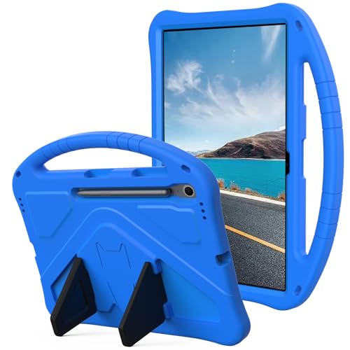 Tablet PC Hülle Kompatibel mit Samsung Galaxy Tab S10 FE Plus Hülle 13,1 Zoll SM-X620/X626B, leichte EVA-Schutzhülle mit verstellbarem Riemen, stoßfestem Griff und Ständer for Kinder Schutzhülle(Blue) Tablet PC Hülle Kompatibel mit Samsung Galaxy Tab S10 FE Plus Hülle 13,1 Zoll SM-X620/X626B, leichte EVA-Schutzhülle mit verstellbarem Riemen, stoßfestem Griff und Ständer for Kinder Schutzhülle(Blue) von ZDJKAFREH