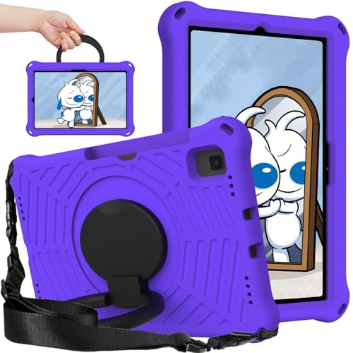 Tablet PC Hülle Kompatibel mit Samsung Galaxy Tab S5e 10.5 2019 T720 T725 T727 Hülle mit Stifthalter, Kinder-Tablet-Hülle, leichte, stoßfeste Schutzhülle mit Griff und Ständer Schutzhülle(Purple) Tablet PC Hülle Kompatibel mit Samsung Galaxy Tab S5e 10.5 2019 T720 T725 T727 Hülle mit Stifthalter, Kinder-Tablet-Hülle, leichte, stoßfeste Schutzhülle mit Griff und Ständer Schutzhülle(Purple) von ZDJKAFREH