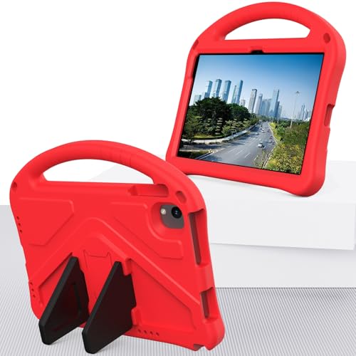 Tablet PC Hülle Kompatibel mit Urao C107 10,1 Zoll Jeazans OC101/C107 Android (2024) Hülle, leichte EVA-Tablet-Abdeckung mit verstellbarem Riemen, stoßfestem Griff und tragbarer Schutzhülle mit Stände von ZDJKAFREH