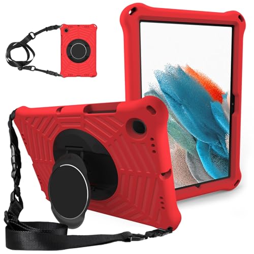 Tablet PC Hülle Kompatibel mit der Hülle Compatible with Galaxy Tab A8 10,5 Zoll X200/X205 (2021), leichte, stoßfeste Schutzhülle mit Griff und Ständer, Schutzhülle mit rutschfestem Griff Schutzhülle( von ZDJKAFREH