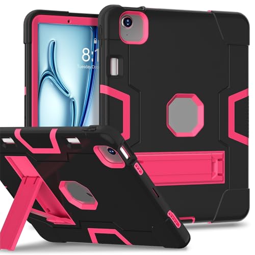 Tablet PC Hülle Kompatibel mit iPad Air 11 Zoll Hülle M3 2025 / M2 2024 Hülle mit integriertem Stifthalter Silikon+PC-Hybrid-Cover mit stoßfestem Design, faltbarem Ständer und 360°-Schutz Schutzhülle( Tablet PC Hülle Kompatibel mit iPad Air 11 Zoll Hülle M3 2025 / M2 2024 Hülle mit integriertem Stifthalter Silikon+PC-Hybrid-Cover mit stoßfestem Design, faltbarem Ständer und 360°-Schutz Schutzhülle( von ZDJKAFREH